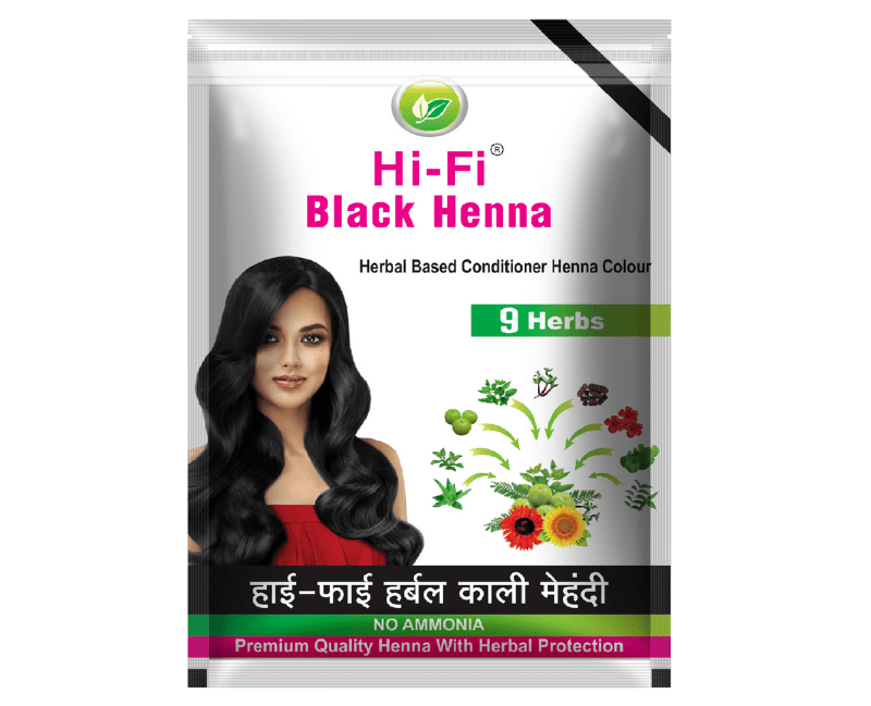 Hi-Fi Black Henna 45 Gm MRP. 50/- (Pack of 3)