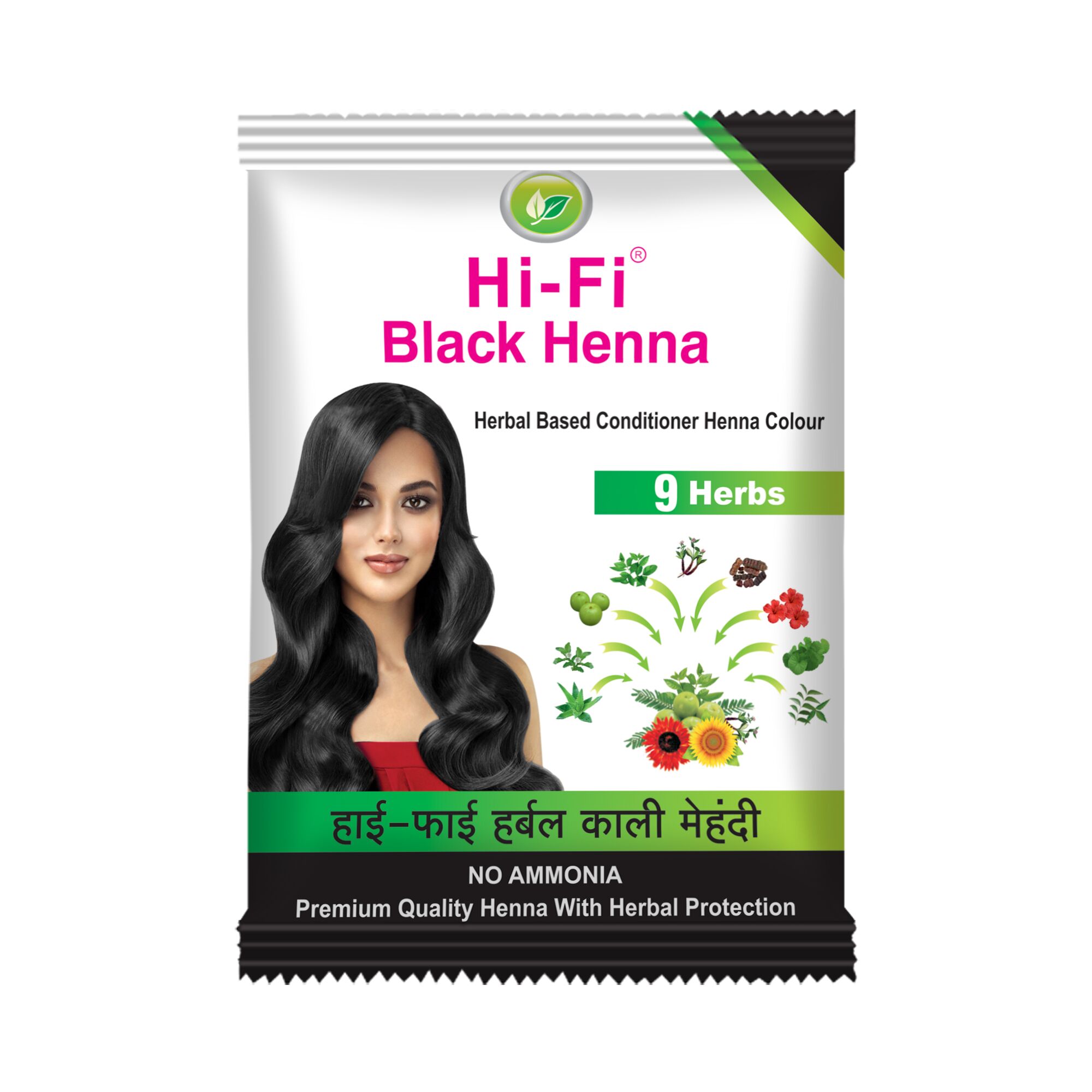 H-Fi Black Henna 12gm MRP-10/- (Pack of 20 Pcs)
