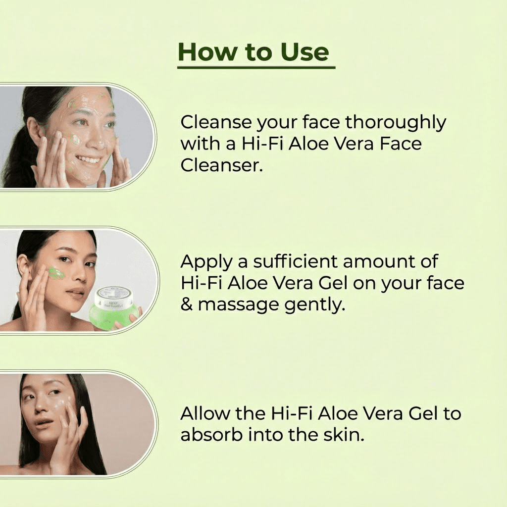 Hi-Fi Aloe Vera Gel 125 gm MRP-120/- - Image 3