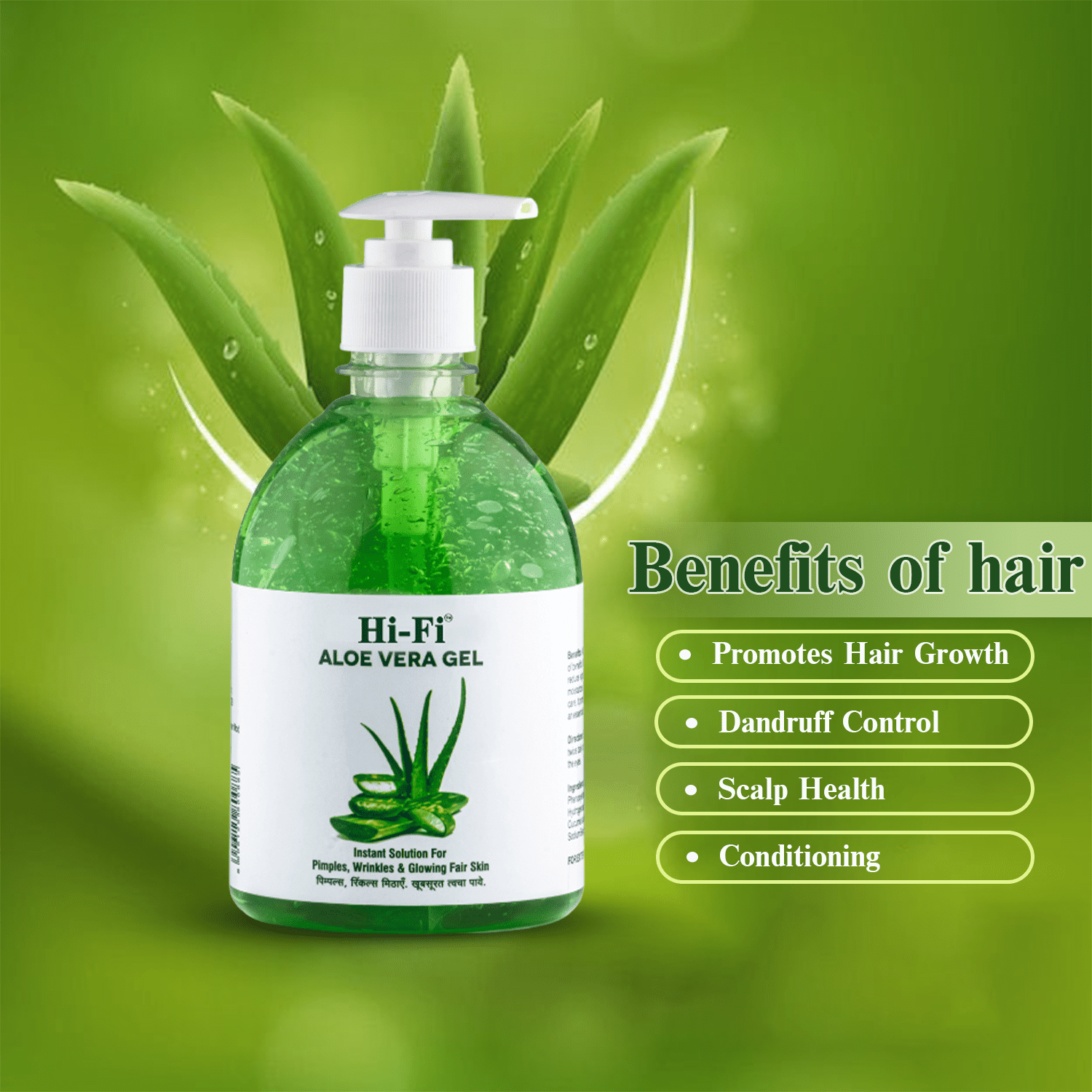 Hi-Fi Aloe Vera Gel 500 ml MRP-380/- - Image 4